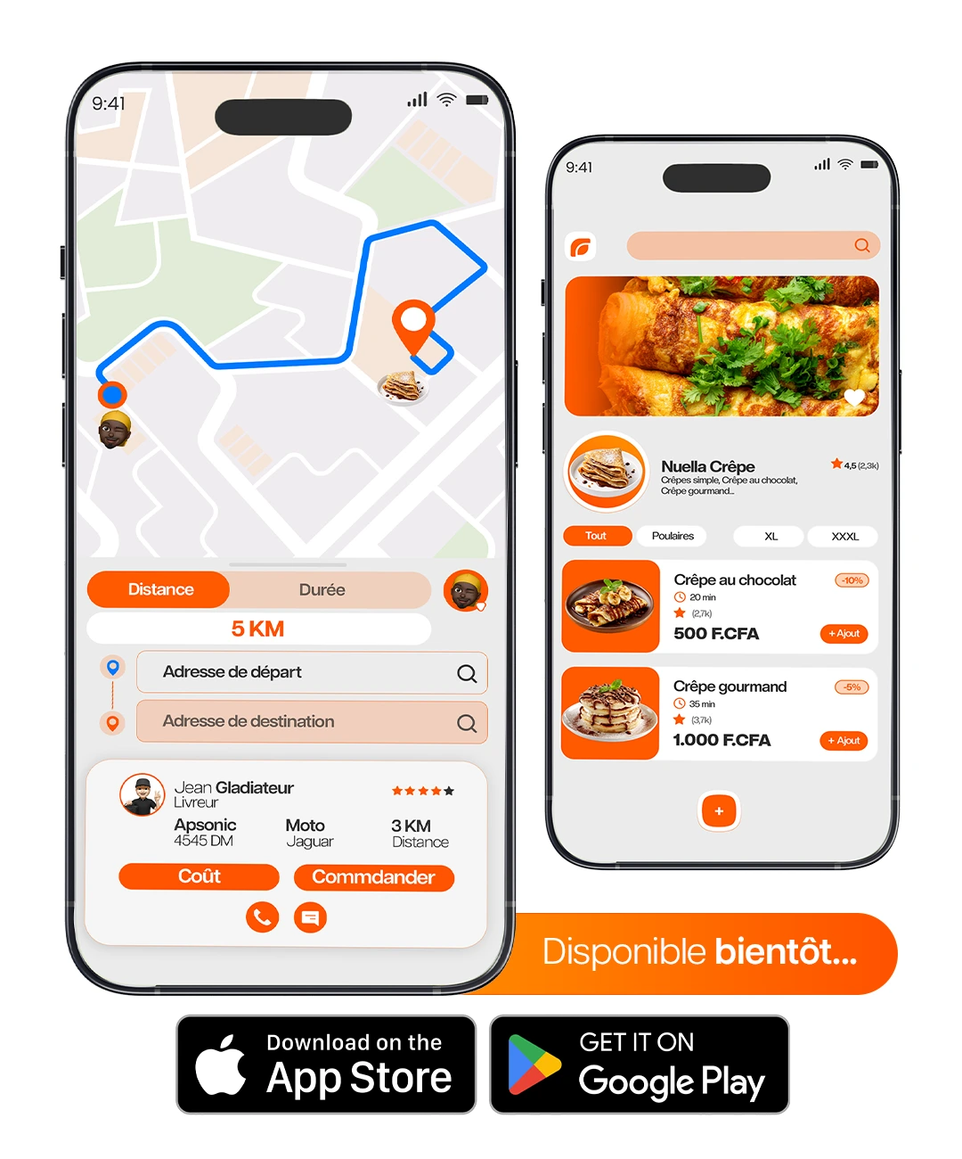 Application de livraison Casus Application de livraison Casus